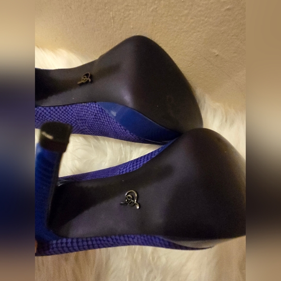 Rachel Rachel Roy Women's Purple & Blue Textured Heels Shoes size 9 1/2 M - Picture 10 of 16